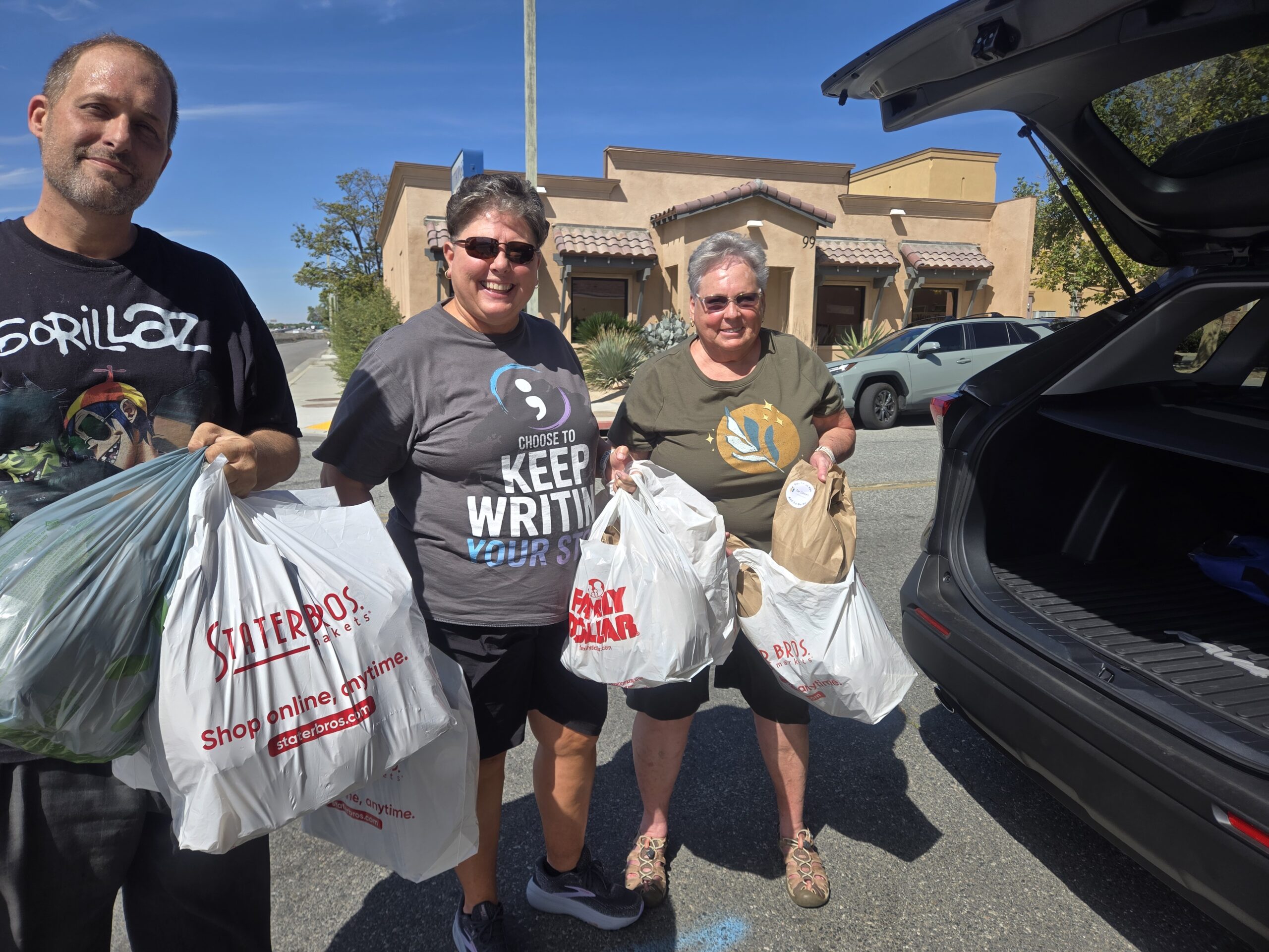 FIASGP Volunteer assisting low-income families in the San Gorgonio Pass